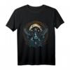 Mondgöttin mit Flügeln, umgeben von Mond und Blumen - Magisches Witchcore T-Shirt für Esoterik, Hexerei & Okkultismus Liebhaber
