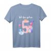 Ich bin 5 Jahre alt Kinder Mädchen Einhorn T-Shirt – Perfektes Geburtstagsgeschenk für kleine Prinzessinnen und Geburtstagspartys