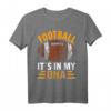 Football Its In My DNA - American Football T-Shirt für Sportliche und Modebewusste Fans