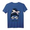Amstaff Mom Haarknoten - Amerikanischer Staffordshire Terrier T-Shirt für Hundeliebhaber und AmStaff Fans als Geschenk