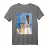 Space Shuttle Launch Galaxy T-Shirt – Cooles Weltraum- und Astronomie-Shirt für Wissenschaftler, Astronomie-Fans und Sternenbeobachter
