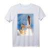 Space Shuttle Launch Galaxy T-Shirt – Cooles Weltraum- und Astronomie-Shirt für Wissenschaftler, Astronomie-Fans und Sternenbeobachter
