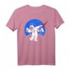 NASA Astronaut Dab On The Moon Grafik T-Shirt – Offiziell lizenziertes NASA Merchandise für Raumfahrtfans