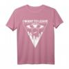 I Want To Leave T-Shirt – Alien & UFO Motiv für UFO-Fans, Area 51 Enthusiasten und Weltraumliebhaber