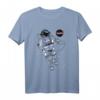 NASA Astronaut Float In Stars Space Logo T-Shirt - Offiziell lizenzierte NASA Kleidung für Raumfahrtfans