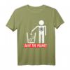Save The Planet - Humanist Anti-Religion Atheist T-Shirt | Sarkastisches Geschenk für Atheisten & Skeptiker
