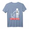 Save The Planet - Humanist Anti-Religion Atheist T-Shirt | Sarkastisches Geschenk für Atheisten & Skeptiker