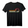 Badminton Shuttlecock Sonnenuntergang Distressed T-Shirt – Perfektes Geschenk für Badmintonspieler, Trainer und Sportliebhaber zu Weihnachten & Geburtstag