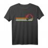 Badminton Shuttlecock Sonnenuntergang Distressed T-Shirt – Perfektes Geschenk für Badmintonspieler, Trainer und Sportliebhaber zu Weihnachten & Geburtstag
