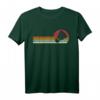 Badminton Shuttlecock Sonnenuntergang Distressed T-Shirt – Perfektes Geschenk für Badmintonspieler, Trainer und Sportliebhaber zu Weihnachten & Geburtstag