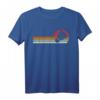 Badminton Shuttlecock Sonnenuntergang Distressed T-Shirt – Perfektes Geschenk für Badmintonspieler, Trainer und Sportliebhaber zu Weihnachten & Geburtstag