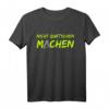 Nicht Quatschen Machen T-Shirt mit Farbroller und Leiter - Humorvolles Outfit für Malermeister, Lackiermeister, Handwerker und Azubis