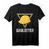 Bauleiter Bauarbeiter Kostüm mit Helm - Lustiges Baustellen T-Shirt für Fasching, Karneval & Bauhelme für Kinder & Erwachsene