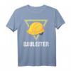 Bauleiter Bauarbeiter Kostüm mit Helm - Lustiges Baustellen T-Shirt für Fasching, Karneval & Bauhelme für Kinder & Erwachsene