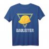 Bauleiter Bauarbeiter Kostüm mit Helm - Lustiges Baustellen T-Shirt für Fasching, Karneval & Bauhelme für Kinder & Erwachsene