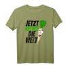 Jetzt Rettich die Welt Vegan Vegetarisch Klimaschutz Gemüse T-Shirt - Lustiges pflanzenbasiertes Design für Tierliebhaber und umweltbewusste Menschen