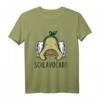 Schlavocado Avocado Pyjama Schlafanzug mit lustigem Spruch – Bequeme Schlafkleidung für Langschläfer und Morgenmuffel