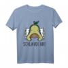 Schlavocado Avocado Pyjama Schlafanzug mit lustigem Spruch – Bequeme Schlafkleidung für Langschläfer und Morgenmuffel
