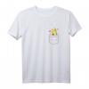 Avocado in Brusttasche T-Shirt – Lustiges Veganer Vegetarier Humor Shirt als Geschenkidee für Fitness- und Gesundheitsfans