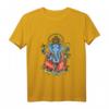 Spirituelles Ganesha Meditation Yoga T-Shirt – Klassisch geschnitten, perfekt für Yoga und Meditation