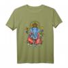 Spirituelles Ganesha Meditation Yoga T-Shirt – Klassisch geschnitten, perfekt für Yoga und Meditation