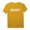 Security Back Print Event Safety Private Guard T-Shirt – Robuste Sicherheitsuniform für Wachpersonal, Türsteher & Sicherheitsdienste