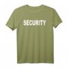 Security Back Print Event Safety Private Guard T-Shirt – Robuste Sicherheitsuniform für Wachpersonal, Türsteher & Sicherheitsdienste