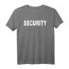 Security Back Print Event Safety Private Guard T-Shirt – Robuste Sicherheitsuniform für Wachpersonal, Türsteher & Sicherheitsdienste