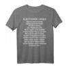 Lustiges Elektriker T-Shirt mit Rückenprint - Elektroniker & Elektriker Geschenk für Azubi, Elektroniker & Elektroinstallateure