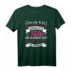 HapDeer T-Shirt für Mädchen – Lustiges Geschenk für Nichte, Tochter oder Familienmitglieder mit Spruch 'Finger weg, ich habe eine verrückte Tante'
