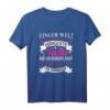 HapDeer T-Shirt für Mädchen – Lustiges Geschenk für Nichte, Tochter oder Familienmitglieder mit Spruch 'Finger weg, ich habe eine verrückte Tante'