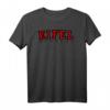 Eifel Germany T-Shirt Schwarz/Rot Rücken – Perfektes Geburtstags- und Weihnachtsgeschenk für Eifeler und Heimatliebhaber