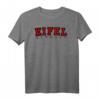 Eifel Germany T-Shirt Schwarz/Rot Rücken – Perfektes Geburtstags- und Weihnachtsgeschenk für Eifeler und Heimatliebhaber