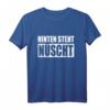 Hinten Steht Nüscht Auch Wat Berliner Dialekt T-Shirt - Lustiges Beidseitiges Spruchshirt mit Berliner Humor