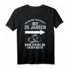 Silberhochzeit T-Shirt für Ehemann - 25 Jahre Ehe Jubiläum Geschenk mit Spruch, perfekte Dekoration für den Hochzeitstag