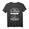 Silberhochzeit T-Shirt für Ehemann - 25 Jahre Ehe Jubiläum Geschenk mit Spruch, perfekte Dekoration für den Hochzeitstag