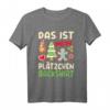 Das ist mein Plätzchen Backshirt - Lustiges Weihnachts-T-Shirt für Kekse backen mit Kindern & Weihnachtsstimmung