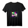 Damen Testbild Sendepause T-Shirt für 80er & 90er Jahre Mottoparty - Nostalgisches Retro Outfits & Geschenkidee