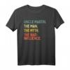 Onkel Martin Zitat - The Man The Myth The Bad Influence Lustiges personalisiertes T-Shirt mit Retro-Design