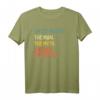 Onkel Martin Zitat - The Man The Myth The Bad Influence Lustiges personalisiertes T-Shirt mit Retro-Design