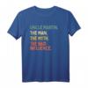 Onkel Martin Zitat - The Man The Myth The Bad Influence Lustiges personalisiertes T-Shirt mit Retro-Design