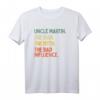Onkel Martin Zitat - The Man The Myth The Bad Influence Lustiges personalisiertes T-Shirt mit Retro-Design