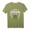Hoptimist Lustiges Bier Spruch T-Shirt - 'Man darf die Hopfnung niemals aufgeben' Geschenk für Bierliebhaber, Männer, Väter & Freunde zu Geburtstag, Weihnachten & Oktoberfest