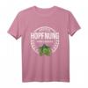 Hoptimist Lustiges Bier Spruch T-Shirt - 'Man darf die Hopfnung niemals aufgeben' Geschenk für Bierliebhaber, Männer, Väter & Freunde zu Geburtstag, Weihnachten & Oktoberfest