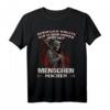 Beruflich wollte ich schon immer was mit Menschen machen - Lustiges Gothic T-Shirt mit schwarzem Humor für Männer und Frauen
