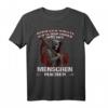 Beruflich wollte ich schon immer was mit Menschen machen - Lustiges Gothic T-Shirt mit schwarzem Humor für Männer und Frauen