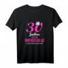 Süßes 30. Geburtstag T-Shirt für Frauen mit Birthday Queen Aufdruck – Perfektes Geschenk & Partyoutfit für Damen