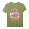 Sandra Name Vorname Namenstag T-Shirt - Lustiges Sarkasmus-Outfit für Frauen und Mädchen als Geschenkidee