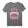 Sandra Name Vorname Namenstag T-Shirt - Lustiges Sarkasmus-Outfit für Frauen und Mädchen als Geschenkidee
