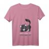 Damen Schönstes Schlafshirt & Nachthemd mit Katze - Bequemer Schlafanzug für Kinder, perfekt für Kindergarten & lange Schlafzeiten